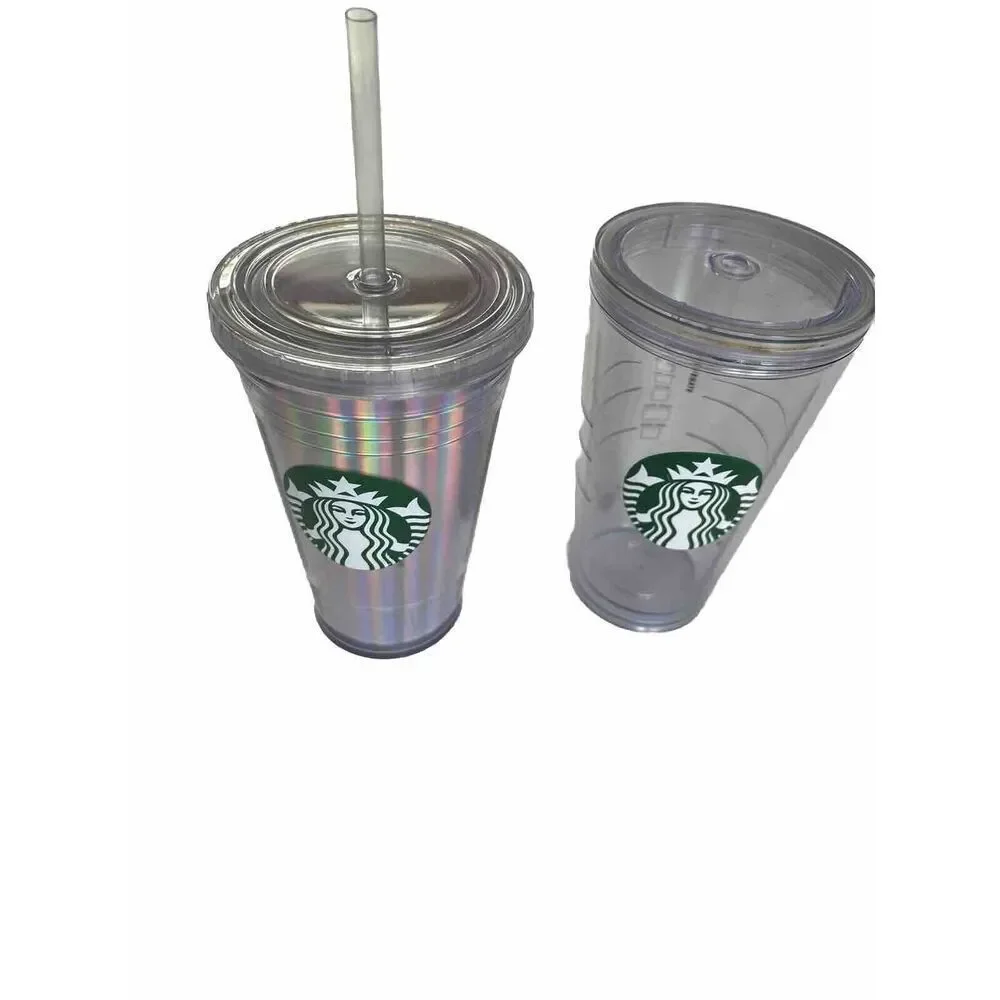 Two‎ Starbucks 16oz Plastic Cups